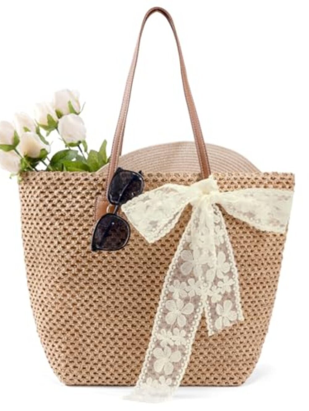 BRAND NEW 2026 Large Woven Handbag with Zipper